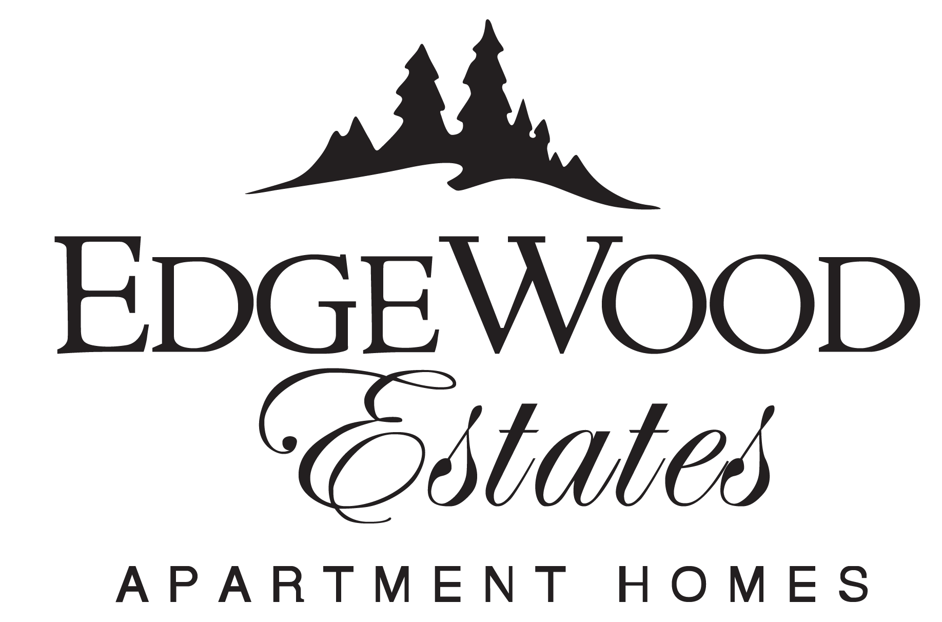 an image of the edgewood estates apartment homes logo